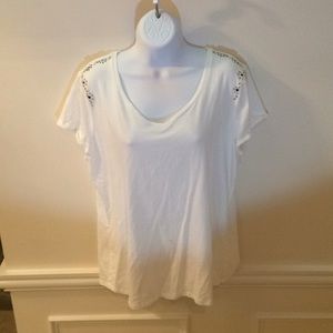 Ann Taylor women’s embellished V-neck top
